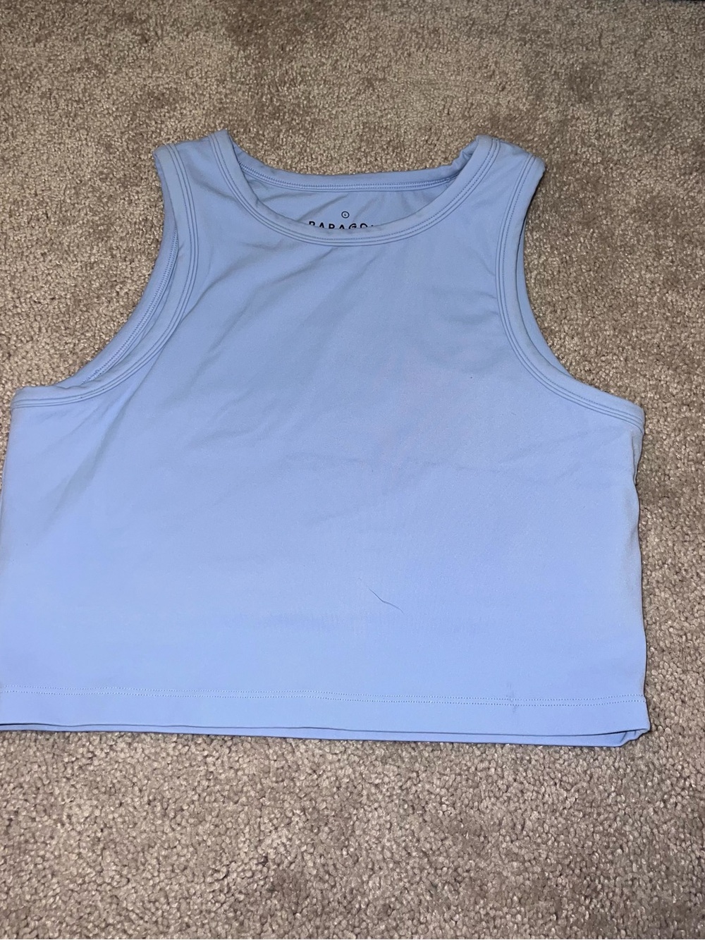 PARAGON Light Blue Cropped Tank